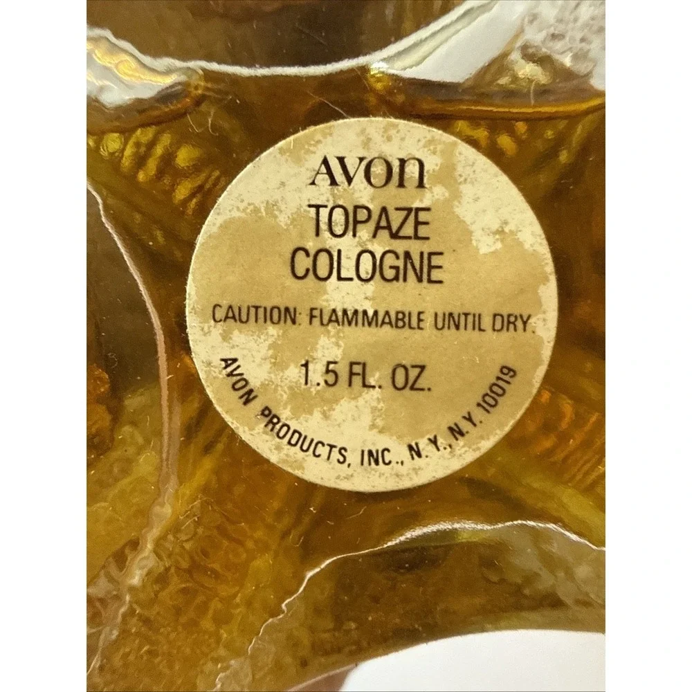 VTG 1975 Avon Graceful Giraffe Cologne Decanter 1.5oz New Old Stuck Full Box